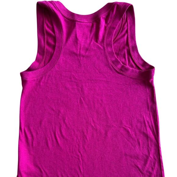 NIKE Size XS Womens Pink Tank Top with Pink Sparkle Swoosh Gym Athletic Sports - Picture 2 of 10